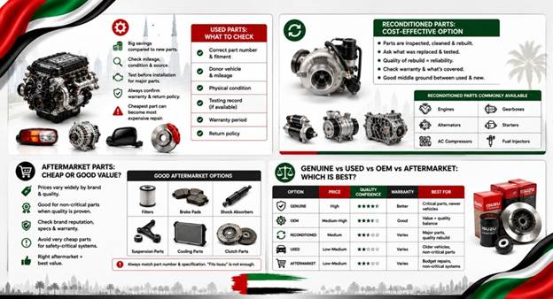 Used Isuzu Spare Parts UAE
