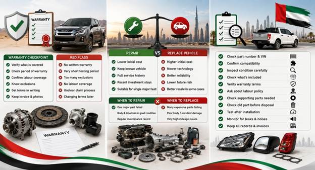 Used Isuzu Spare Parts UAE