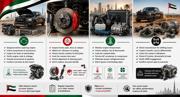 Used Ram Spare Parts UAE