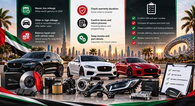New Jaguar Spare Parts UAE