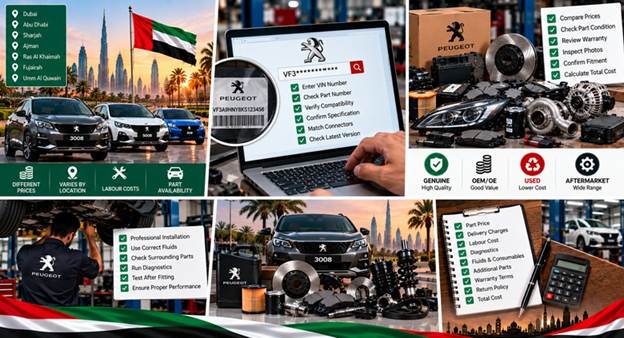 Used Peugeot Spare Parts UAE