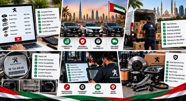 Used Peugeot Spare Parts UAE