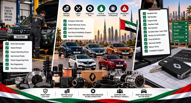 Used Renault Spare Parts UAE