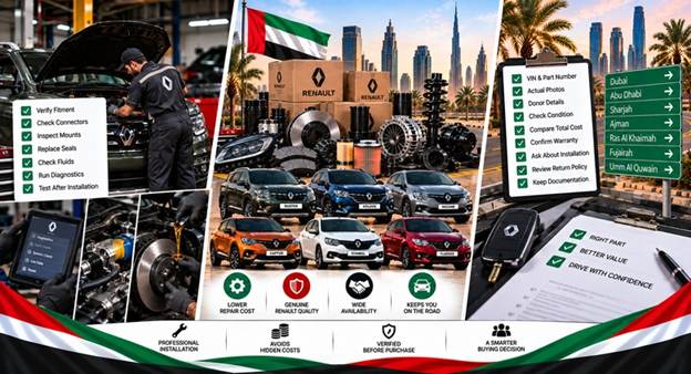 New Renault Spare Parts UAE