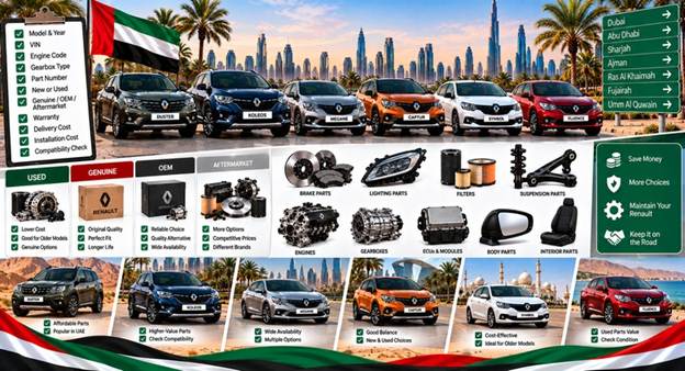 Used Renault Spare Parts UAE