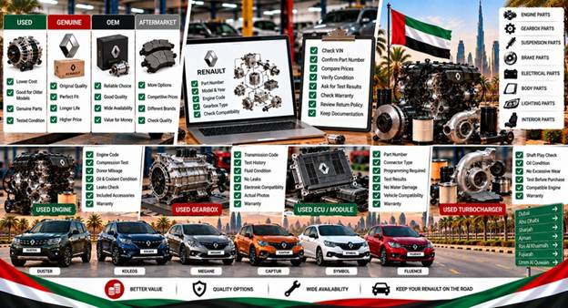New Renault Spare Parts UAE