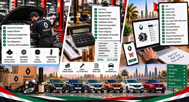 Used Renault Spare Parts UAE