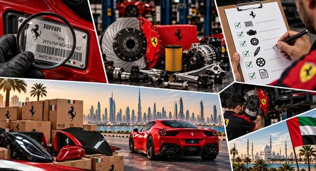 New Ferrari Spare Parts UAE