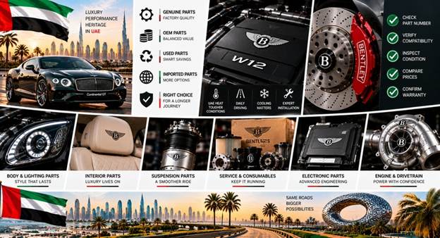 Used Bentley Spare Parts UAE