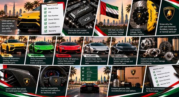 Used Lamborghini Spare Parts UAE