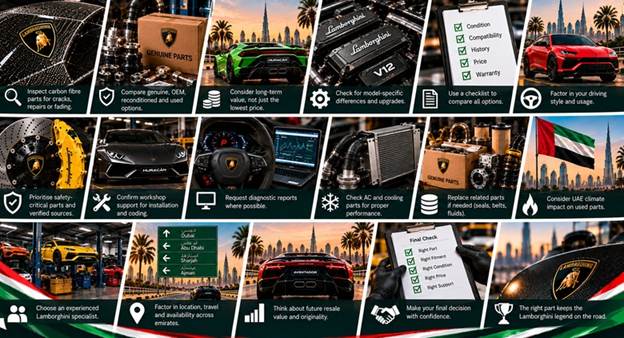 New Lamborghini Spare Parts UAE
