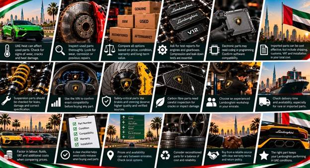 Used Lamborghini Spare Parts UAE