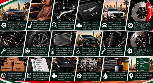 Used Genesis Spare Parts UAE