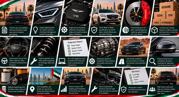 Used Genesis Spare Parts UAE