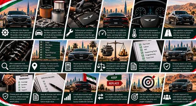 Aftermarket Genesis Spare Parts UAE