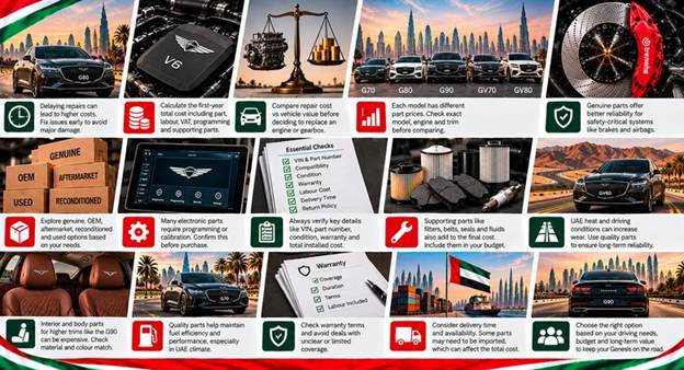 Used Genesis Spare Parts UAE