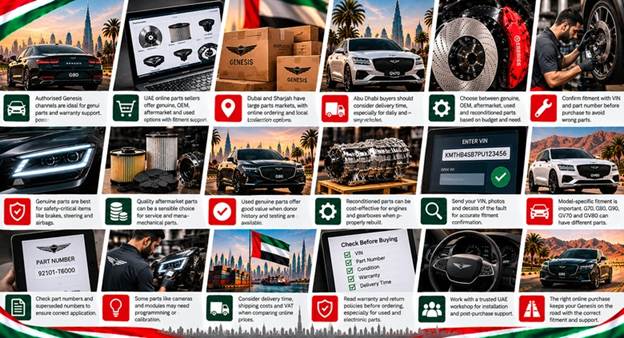Used Genesis Spare Parts UAE