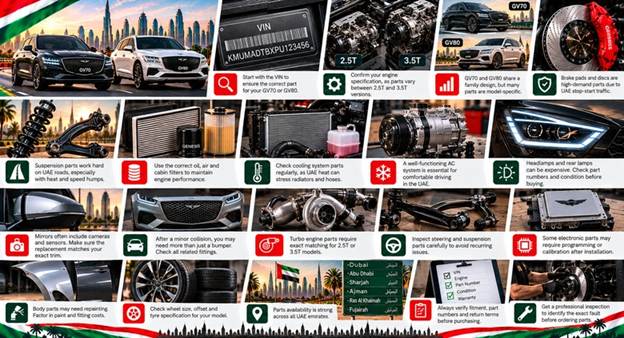 Used Genesis Spare Parts UAE