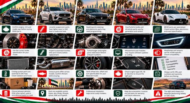Used Maserati Spare Parts UAE