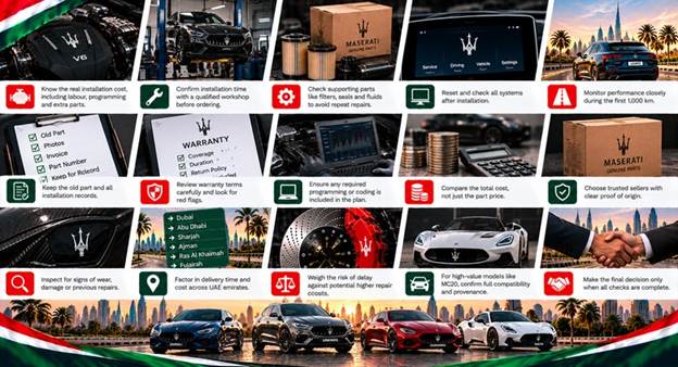 Used Maserati Spare Parts UAE