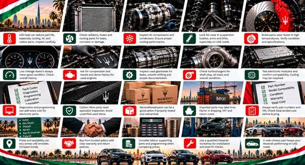 Used Maserati Spare Parts UAE