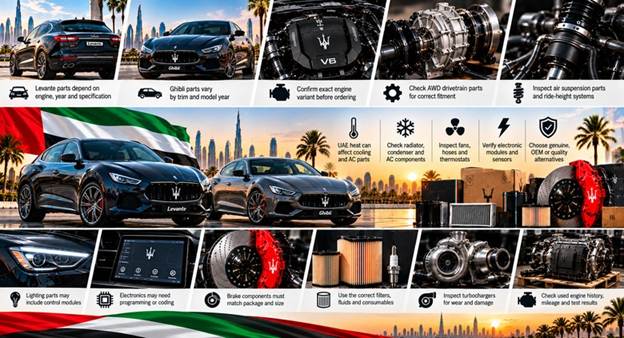 Used Maserati Spare Parts UAE