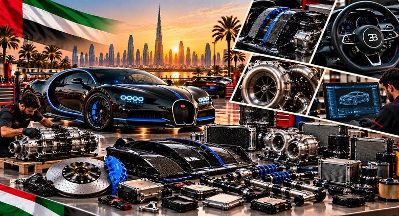 New Bugatti Spare Parts UAE