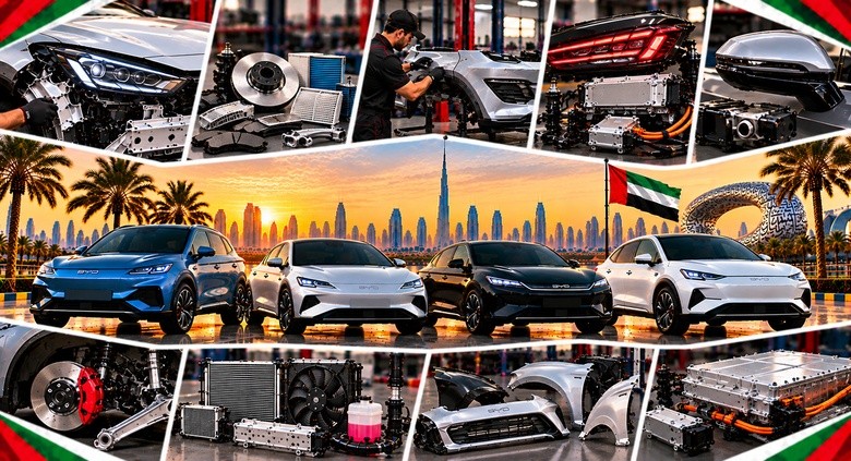 New BYD Spare Parts UAE