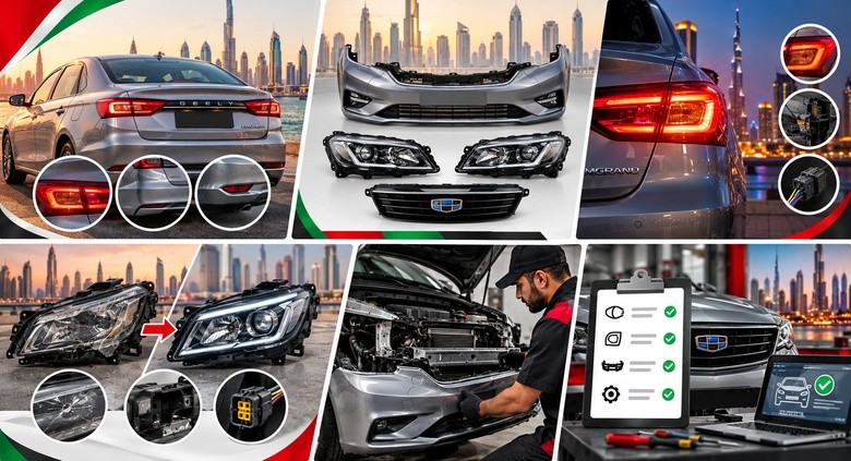 New Geely Emgrand Spare Parts UAE