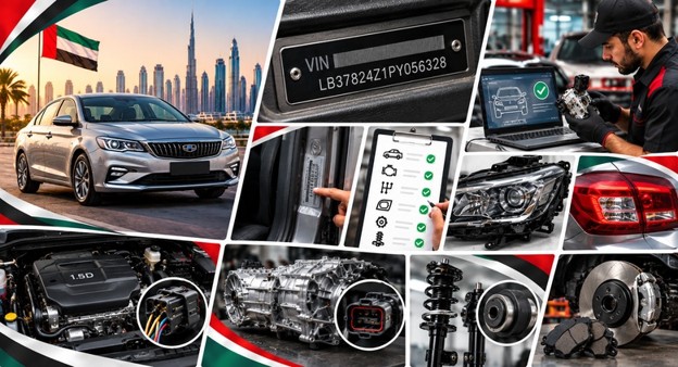 New Geely Emgrand Spare Parts UAE