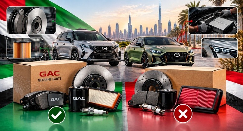 New GAC Spare Parts UAE