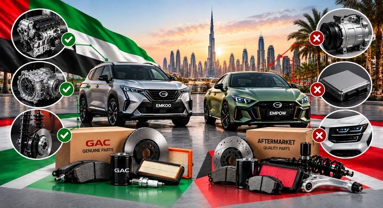 Genuine GAC Spare Parts UAE