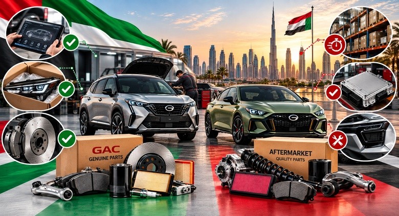 Aftermarket GAC Spare Parts UAE
