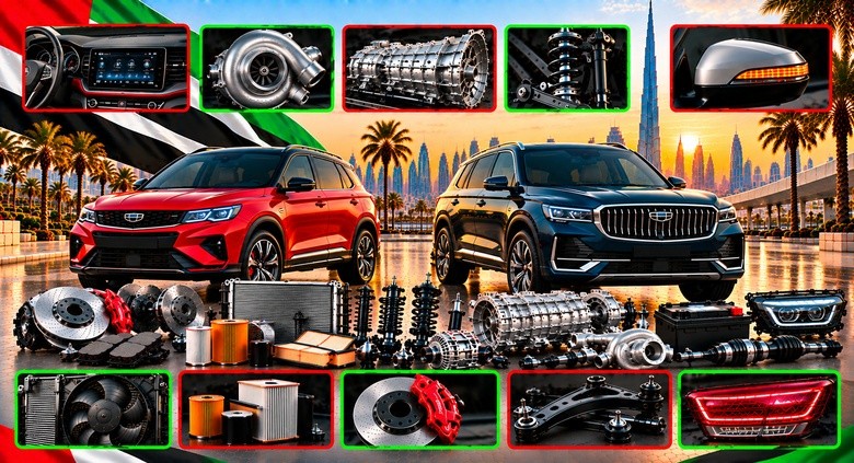 New Geely Spare Parts UAE