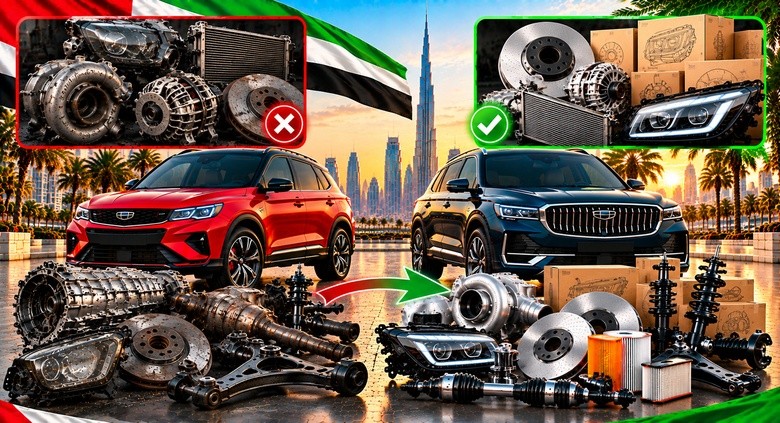 New Geely Spare Parts UAE