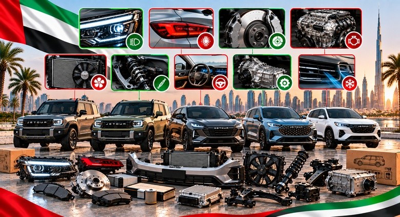 Used Jetour Spare Parts UAE