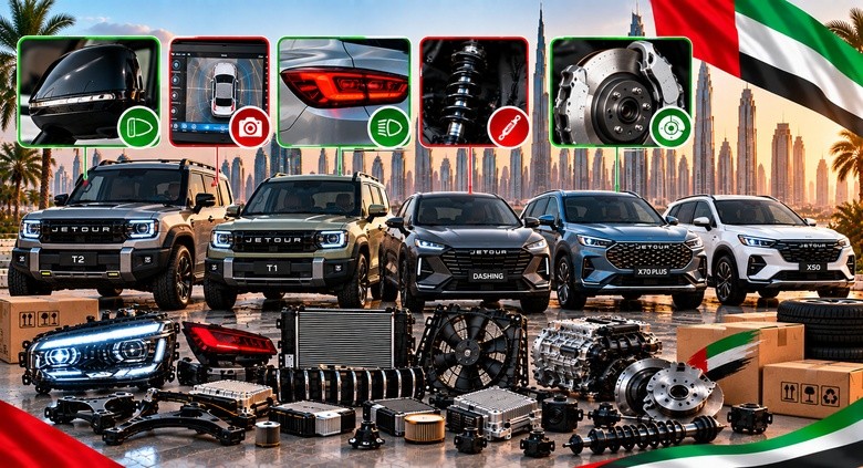 New Jetour Spare Parts UAE