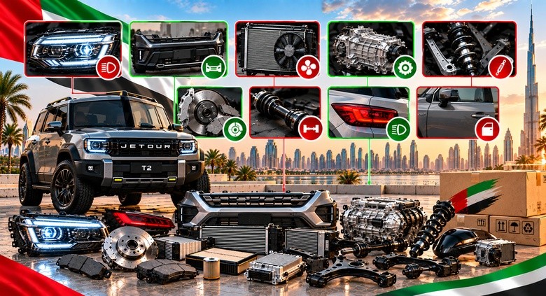 Used Jetour Spare Parts UAE