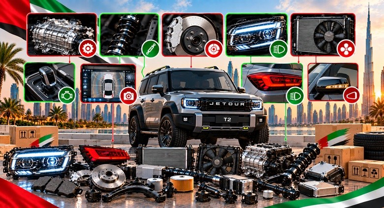 New Jetour Spare Parts UAE