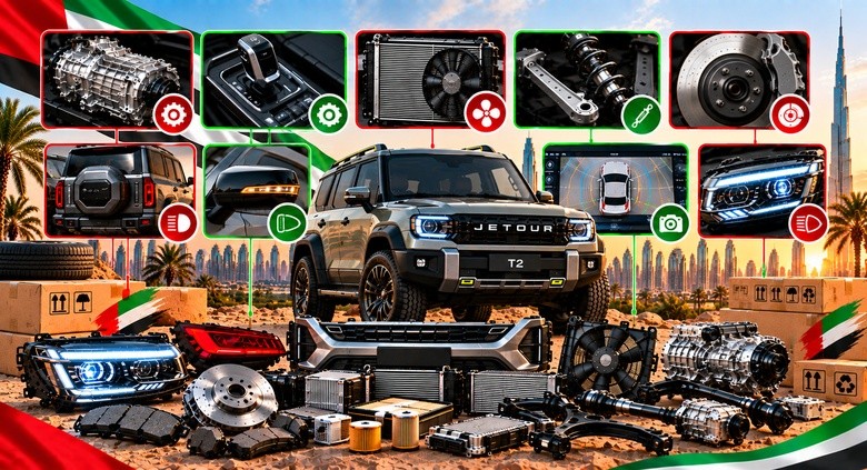 Genuine Jetour Spare Parts UAE