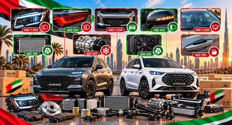New Jetour Spare Parts UAE