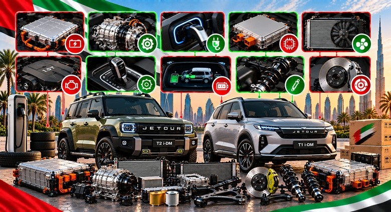 New Jetour Spare Parts UAE