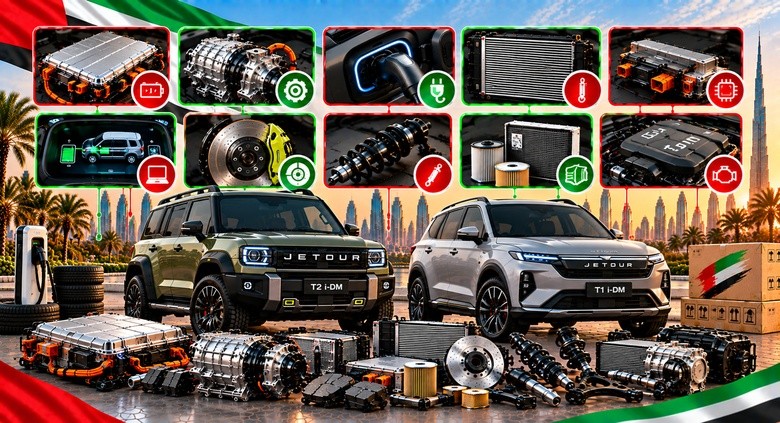 Genuine Jetour Spare Parts UAE