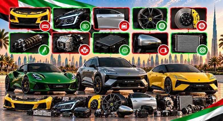 Used Lotus Spare Parts UAE