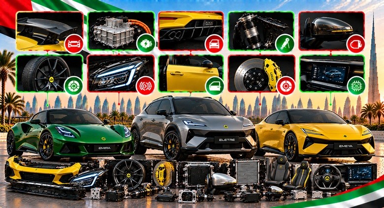 Genuine Lotus Spare Parts UAE