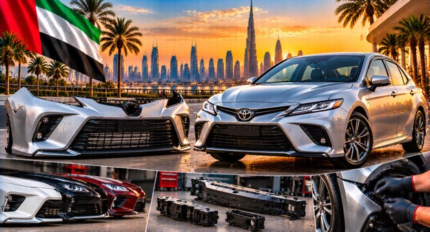Replacement front bumper for Toyota Camry in the UAE