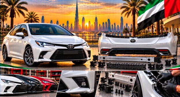 Toyota Corolla replacement bumper assembly for compatible models