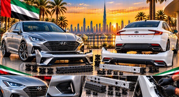 Replacement front bumper for Hyundai Sonata in the UAE