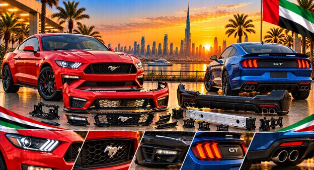 Replacement front bumper for Ford Mustang in the UAE