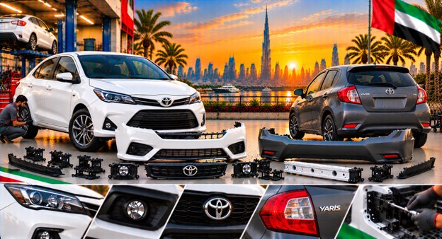 Toyota Yaris replacement bumper assembly for compatible models